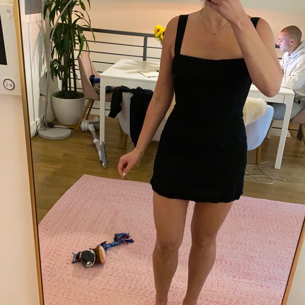 Reformation pinafore dress